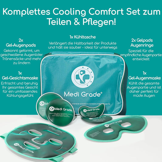 Kühlmaske Gesicht & Augenpads