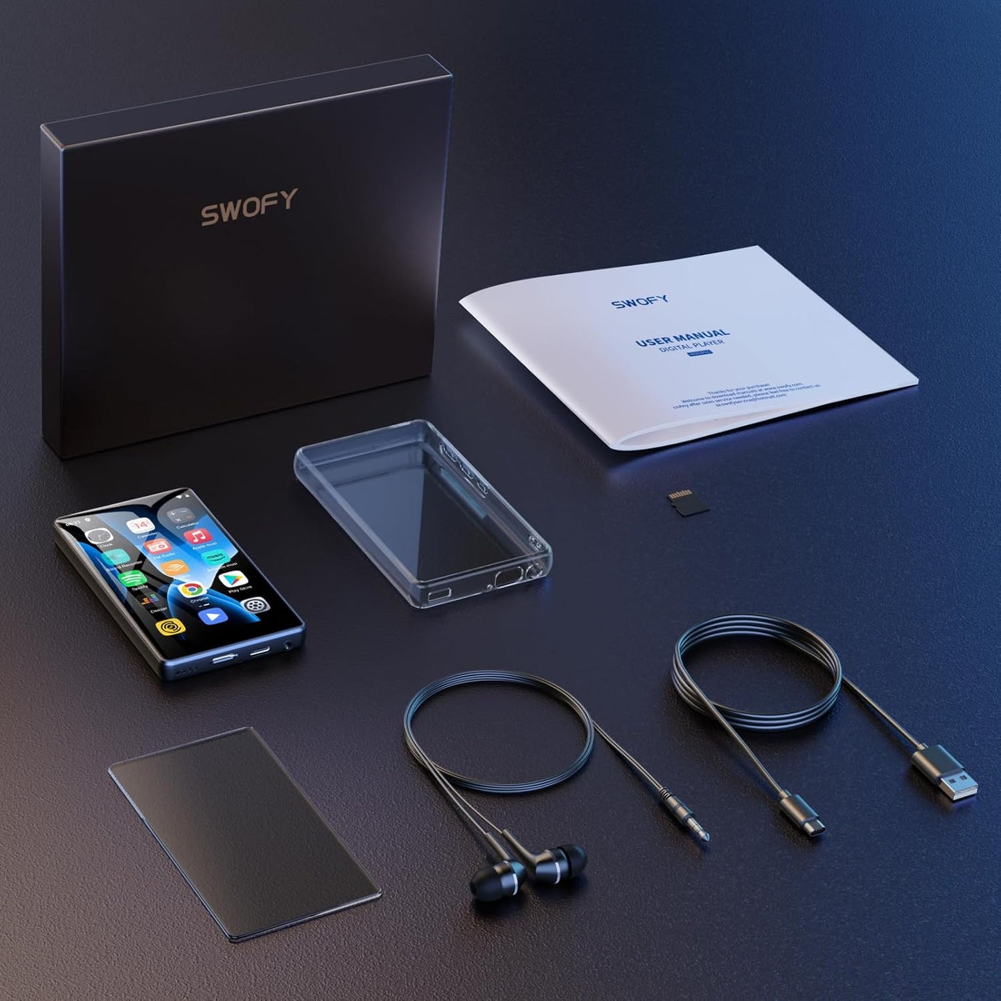 MP3-Player mit Bluetooth & WLAN, Schwarz
