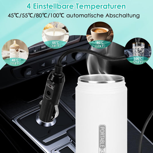Reisewasserkocher für Auto (500ml, Weiss 2