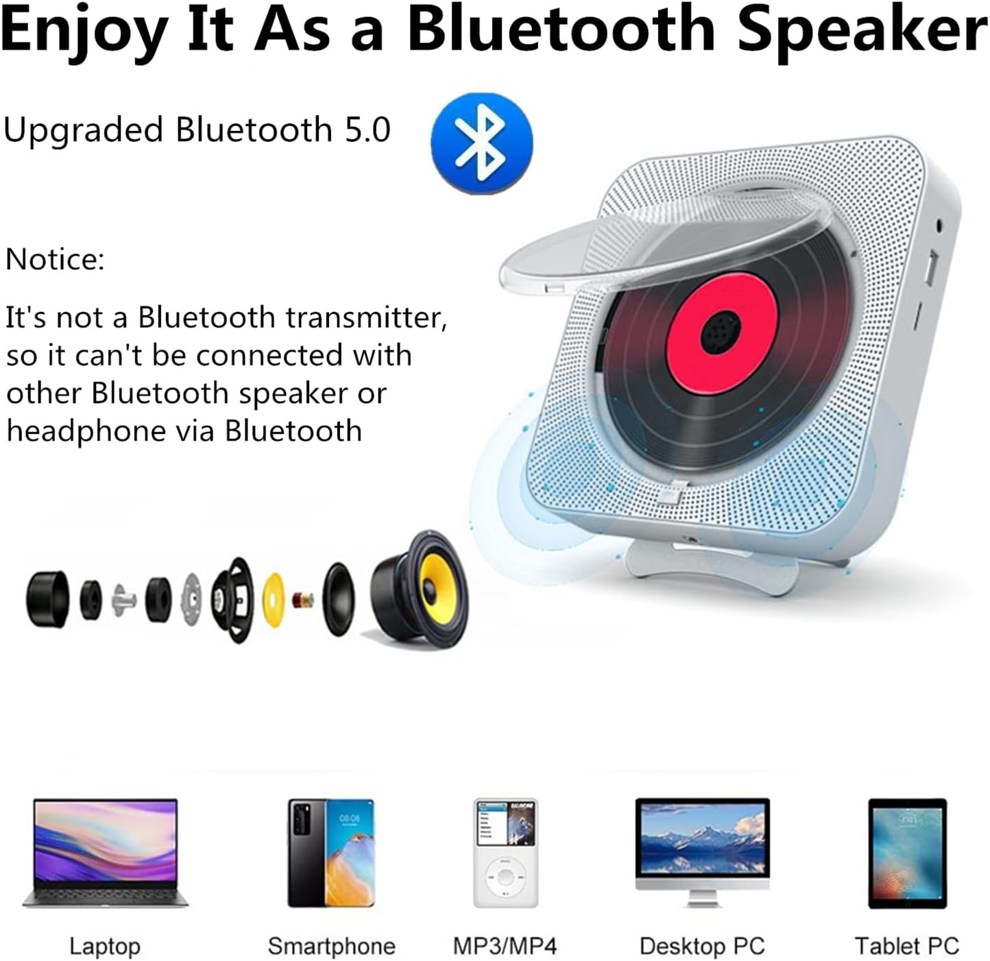 CD-Player mit Bluetooth