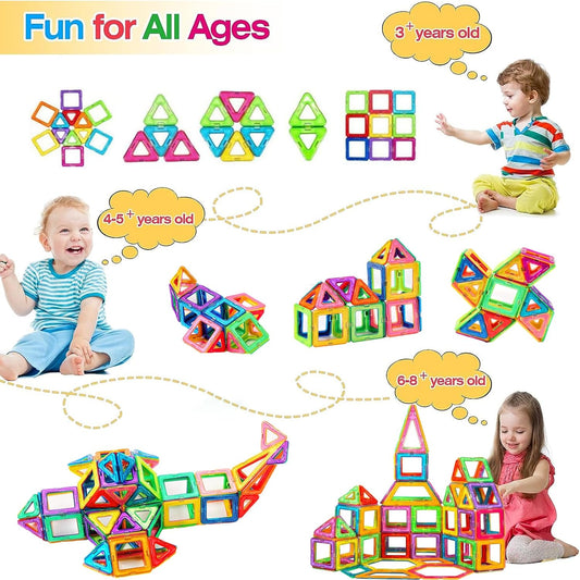 Magnetbausteine-Set, 76 pcs