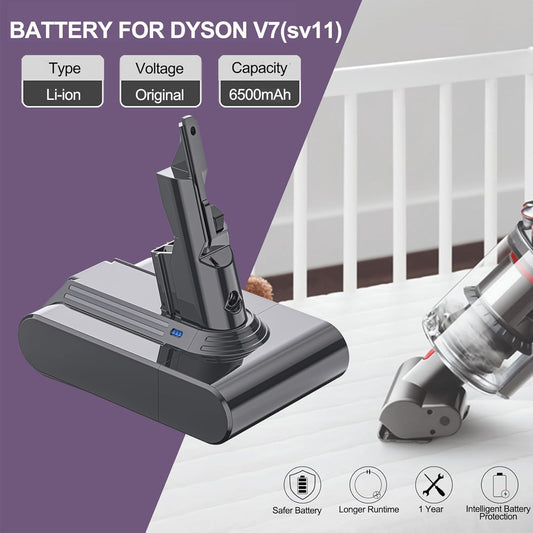 Akku für Dyson V7, V7 6.5Ah