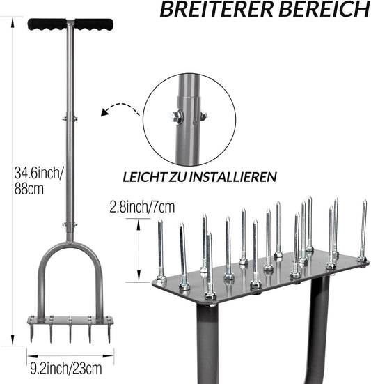 Rasenlüfter mit 15 Spikes
