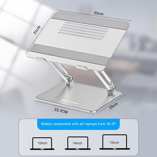 Laptopständer, silber, Silber