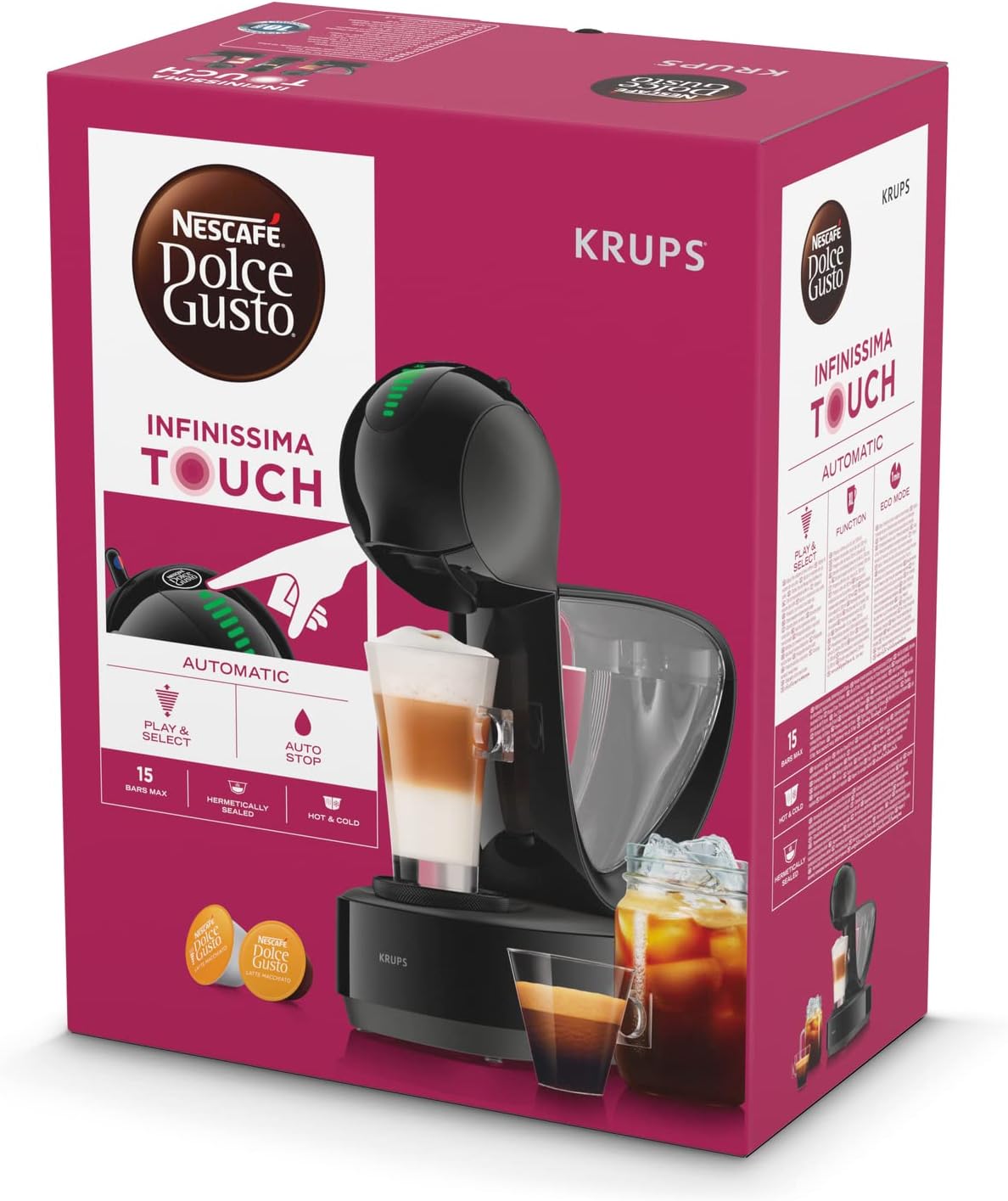 Infinissima Touch Kapselkaffeemaschine KP2708 mit Touchscreen