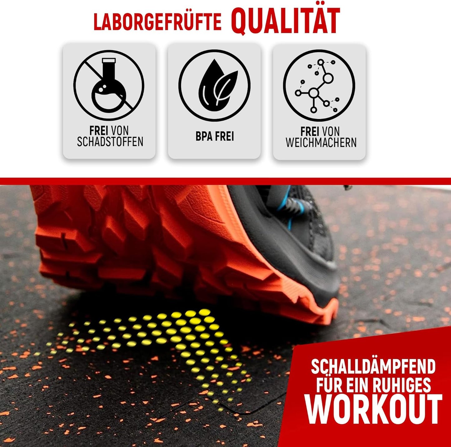 Bodenschutz Puzzlematte-Set (8 Stück) Fitness