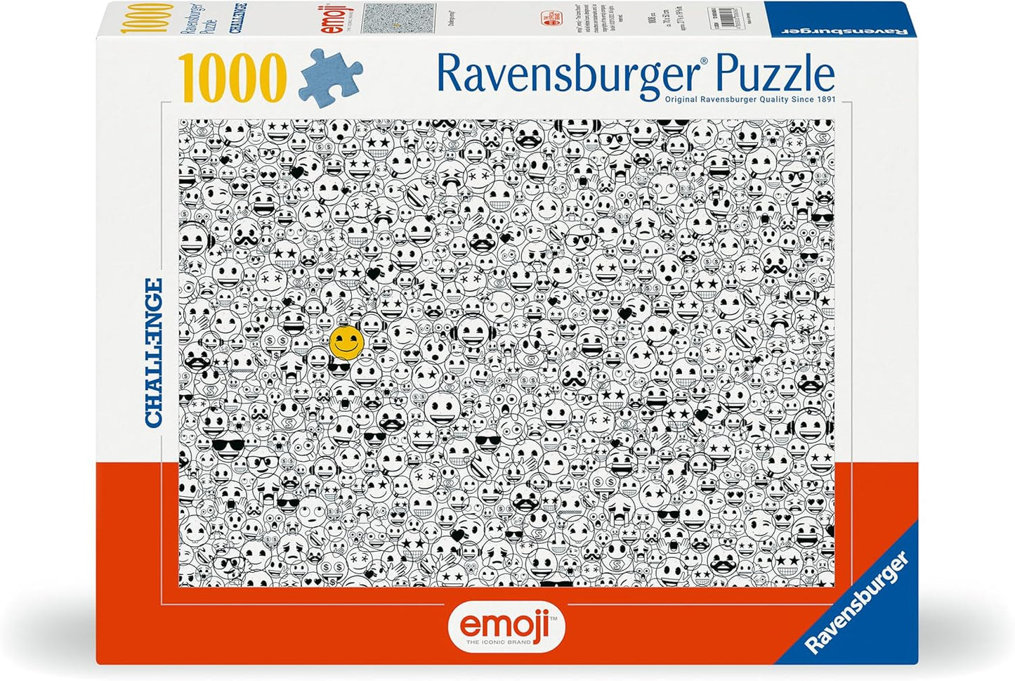 Puzzle 12000606 - Emoji Challenge - 1000 Teile Emoji Puzzle für Erwachsene und Kinder