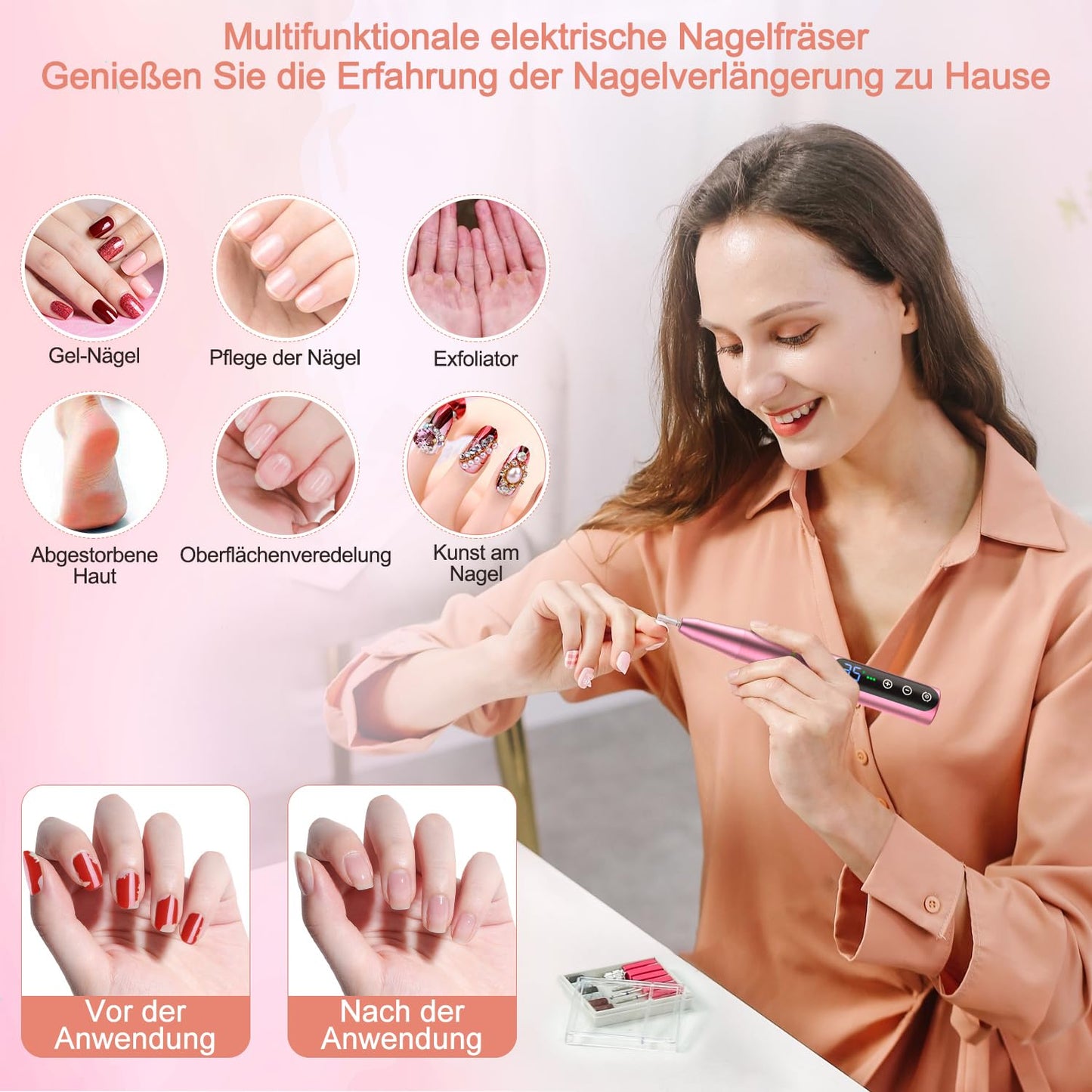 11-in-1 Nagelfräser-Set