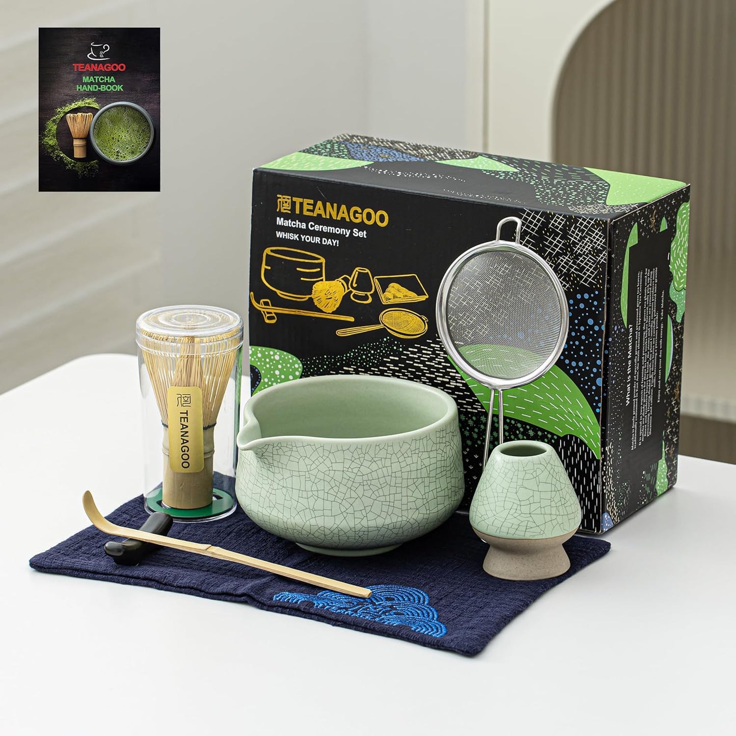 7-teiliges Matcha Teezeremonie-Set