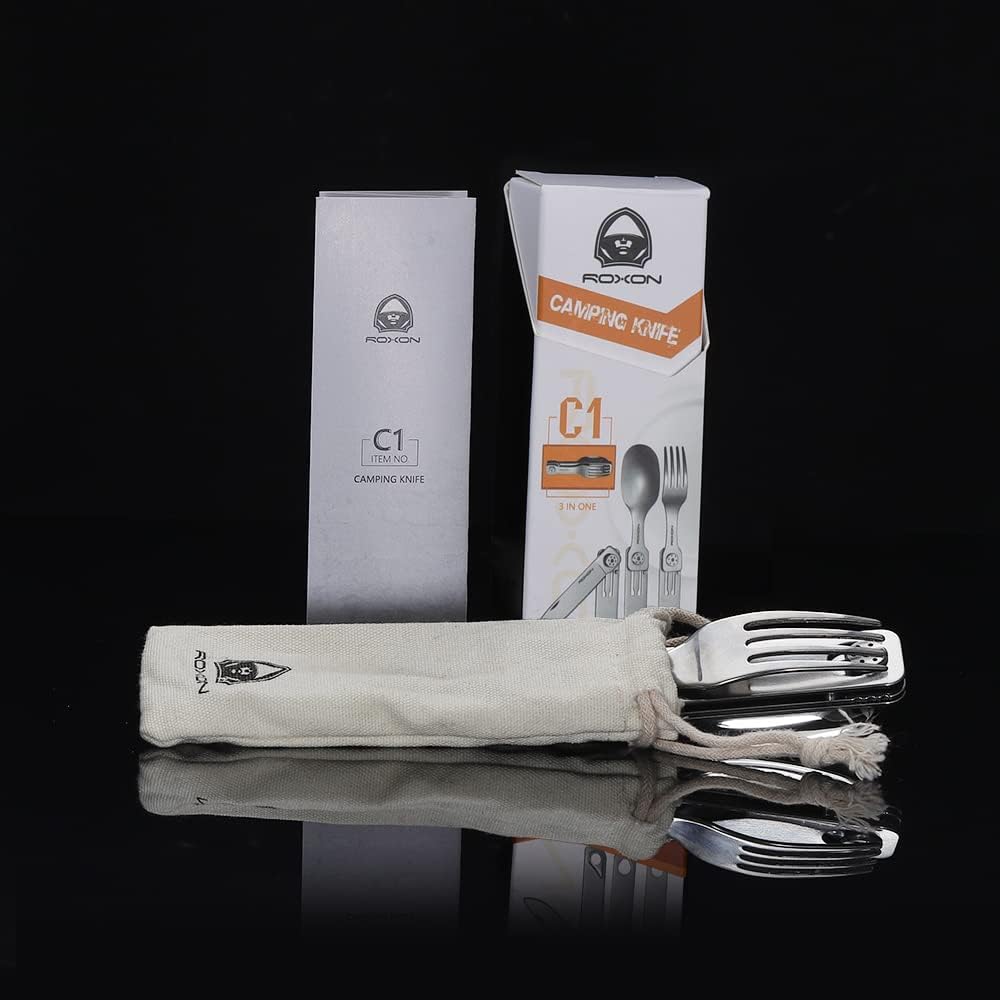 3-in-1 Campingbesteck abnehmbar