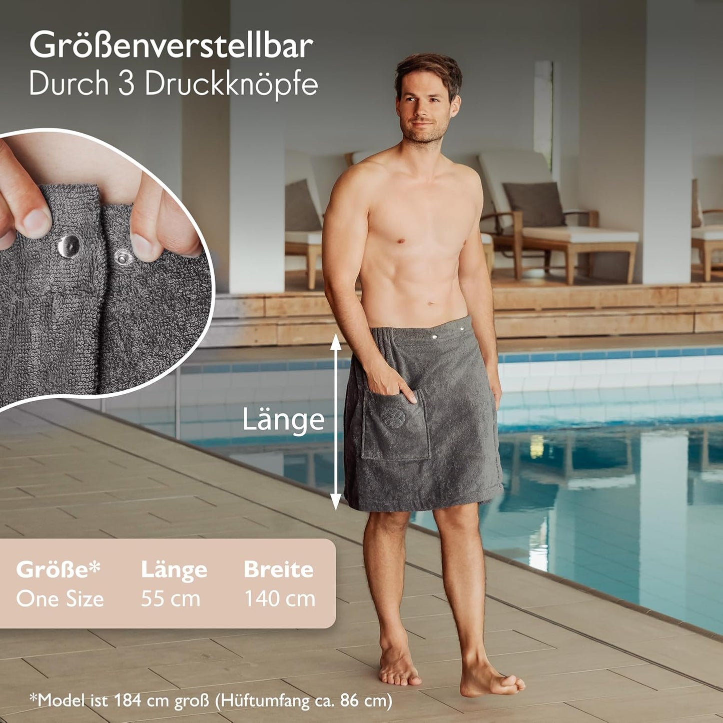 Premium Saunakilt Herren