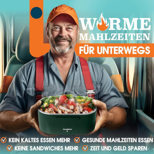 Elektrische Lunchbox, Dunkelgrün