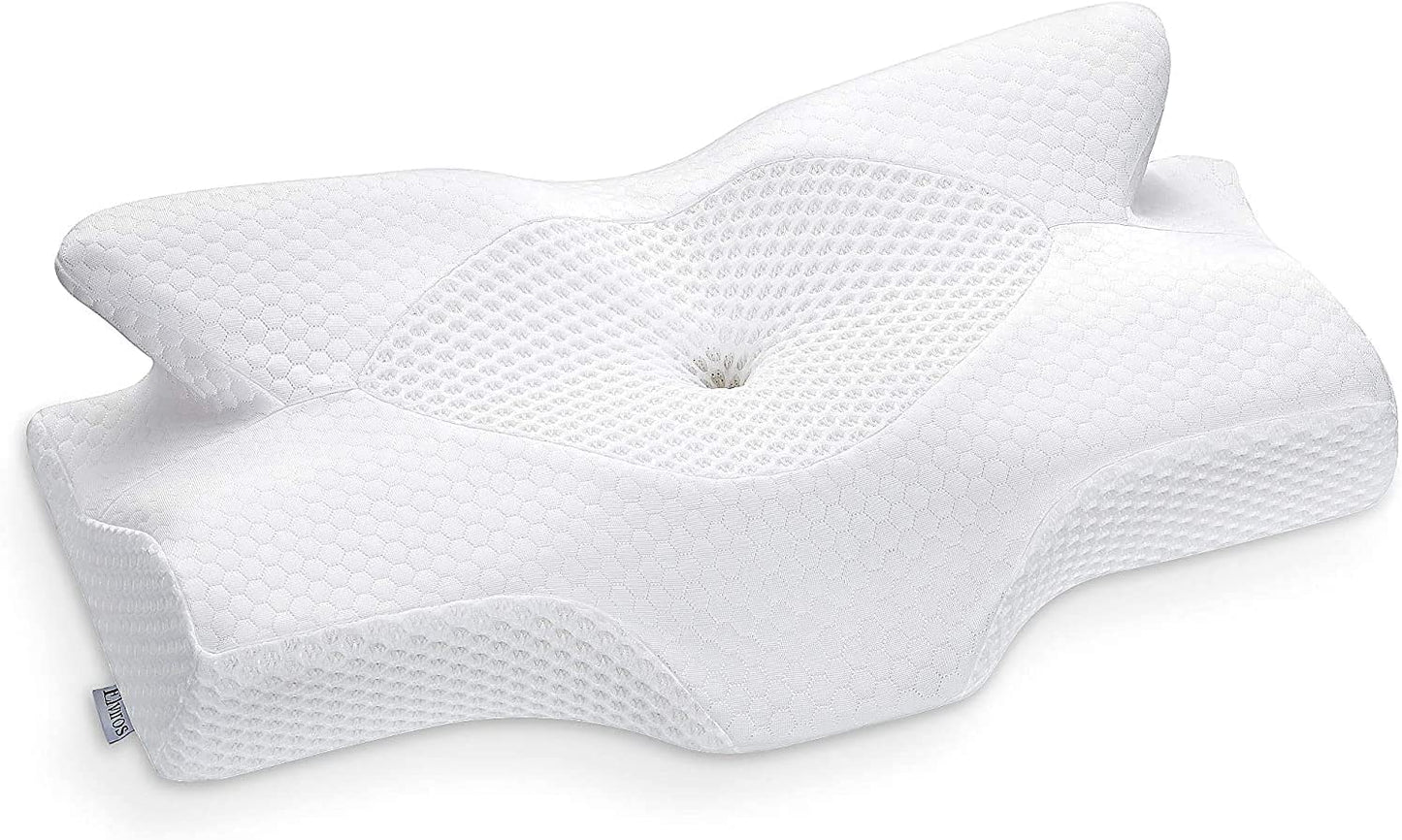 Kopfkissen, 11 x 53.8 cm, weiss, Weiß 54 x 11/9 x 33 cm