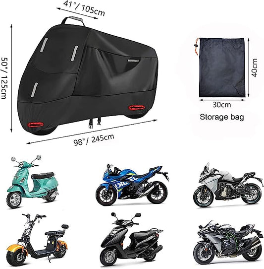 Motorradabdeckung, XXL (245 * 95 * 125 cm)