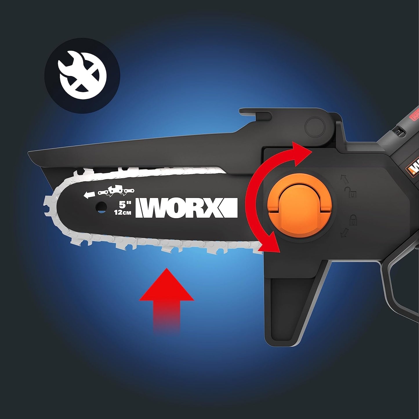 Akku-Kettensäge WG325E Nitro, WG325E NITRO - inkl. 2Ah Akku & Ladegerät