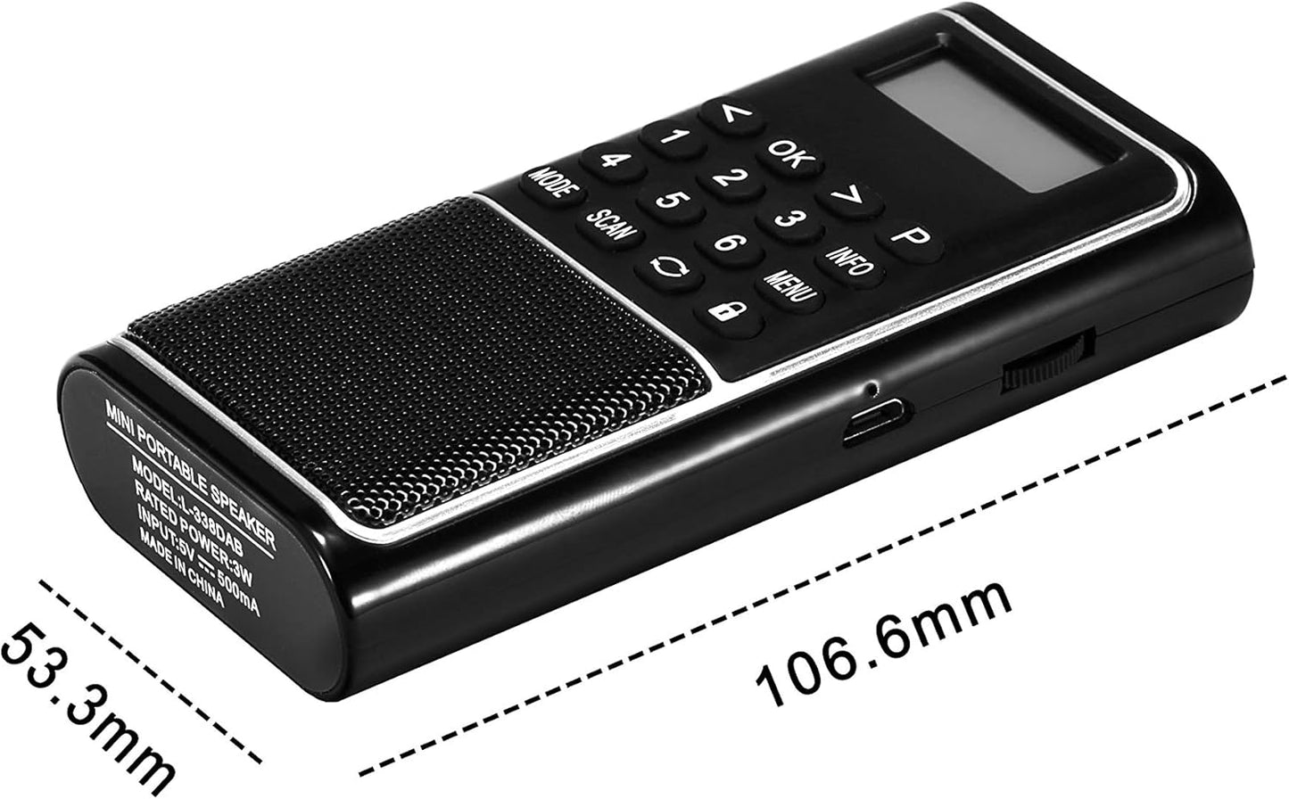 Tragbares DAB-Radio RD23