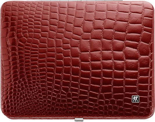 Maniküre/Pediküre Set, Rot, 10-Teilig, Single