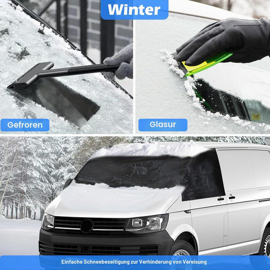 Windschutzscheibenabdeckung Ersatz für VW T6, Schwarz Massgeschneidert für VW T6
