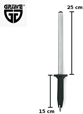 Diamant-Wetzstahl (oval, 25 cm)