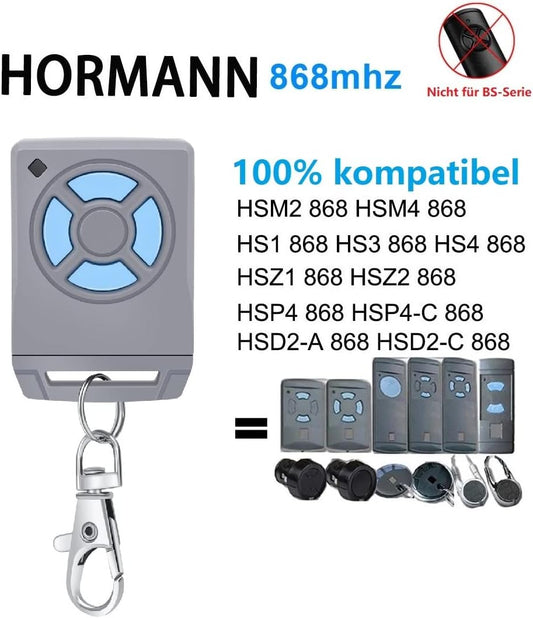 Handsender-Set für Garagentore (4-Kanal, 2 Stück)