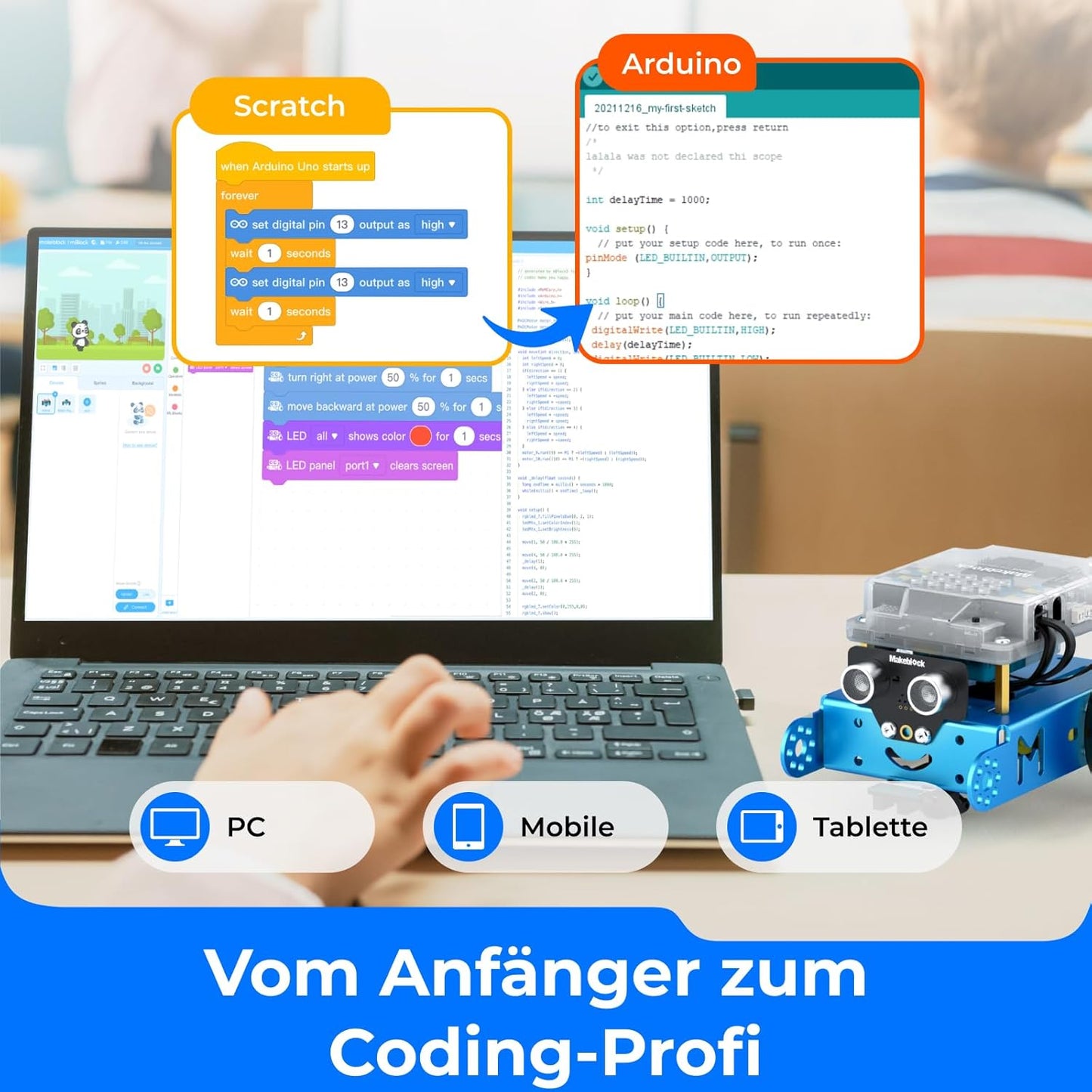 Programmierbarer Roboter mBot