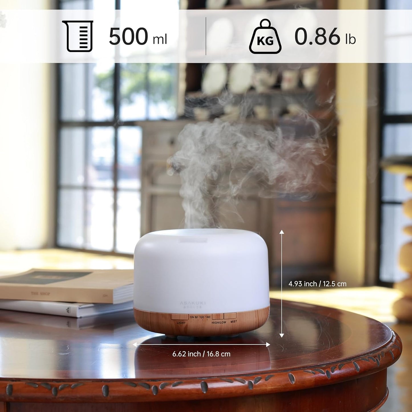 Aroma Diffuser mit Fernbedienung, A-gelb