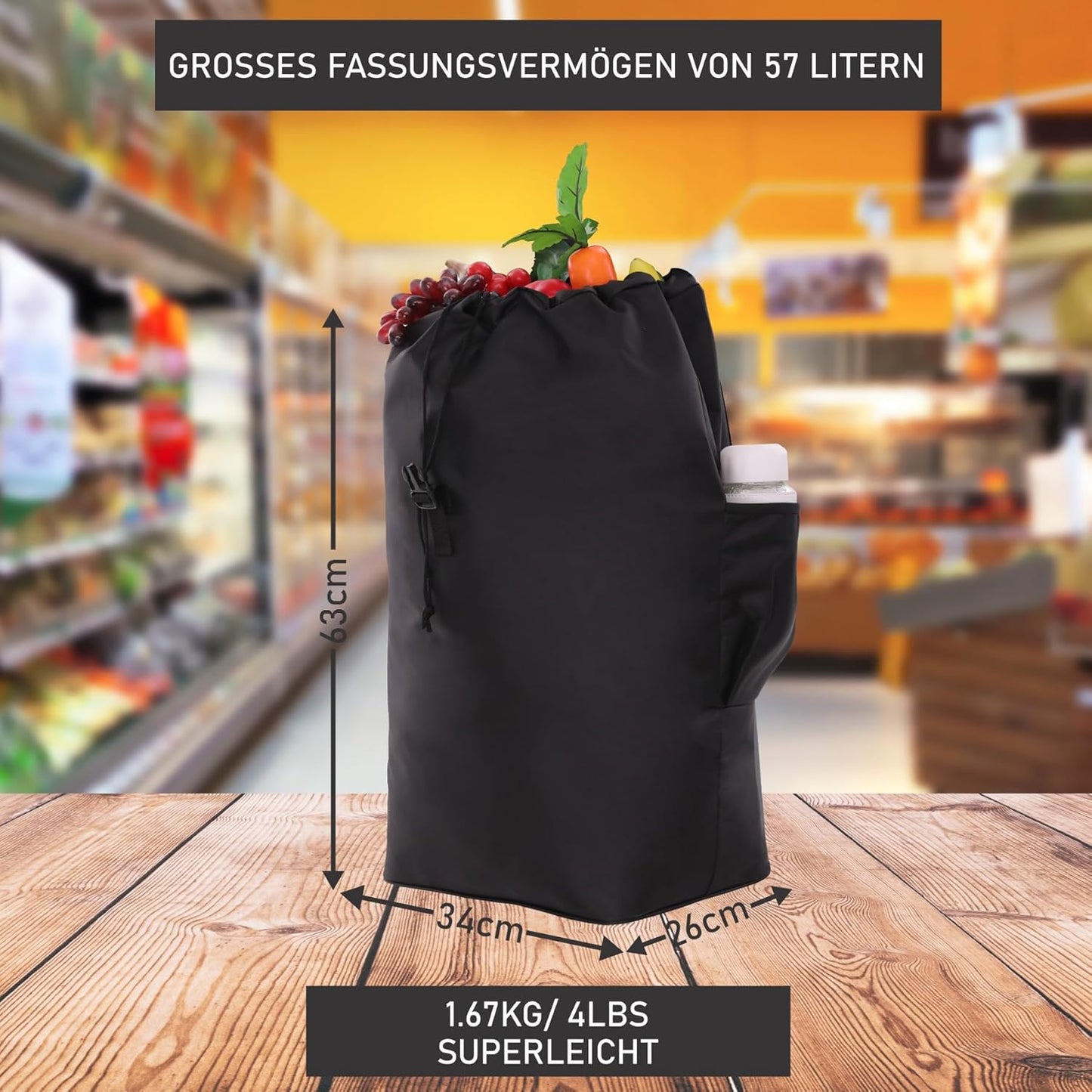 Klappbarer Shoppingtrolley