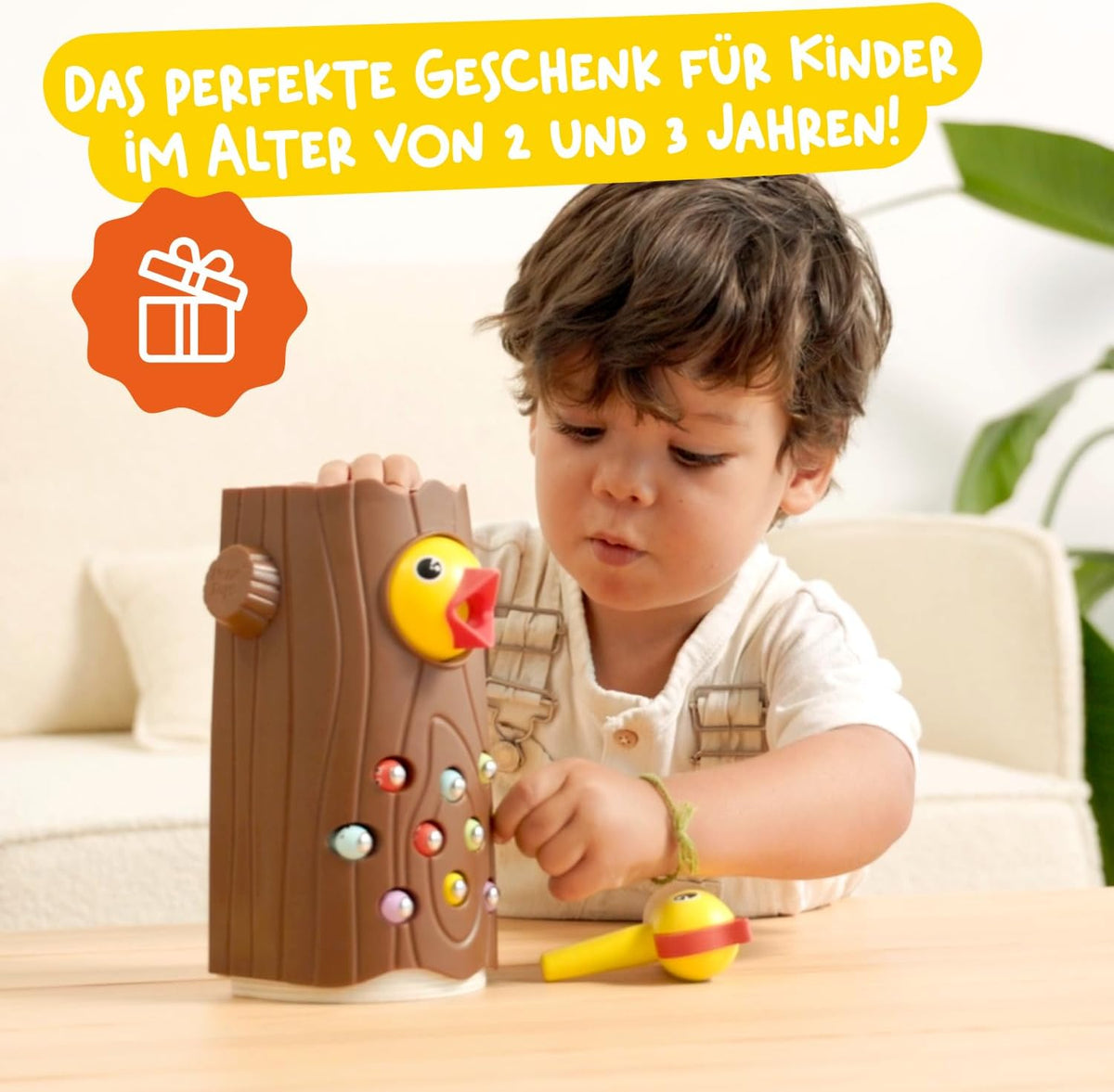 Kleiner Specht Magnetspielzeug