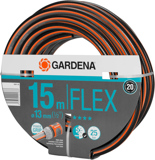 Comfort FLEX Gartenschlauch 15m, 15m ohne Systemteile Single