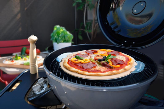 Pizzastein für Grill, 32,5 x 37,5 x 1,7 cm
