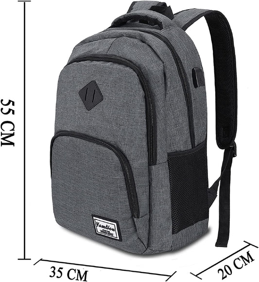 Laptoprucksack, Laptoprucksack, 17.3 zoll, B6-dunkelgrau