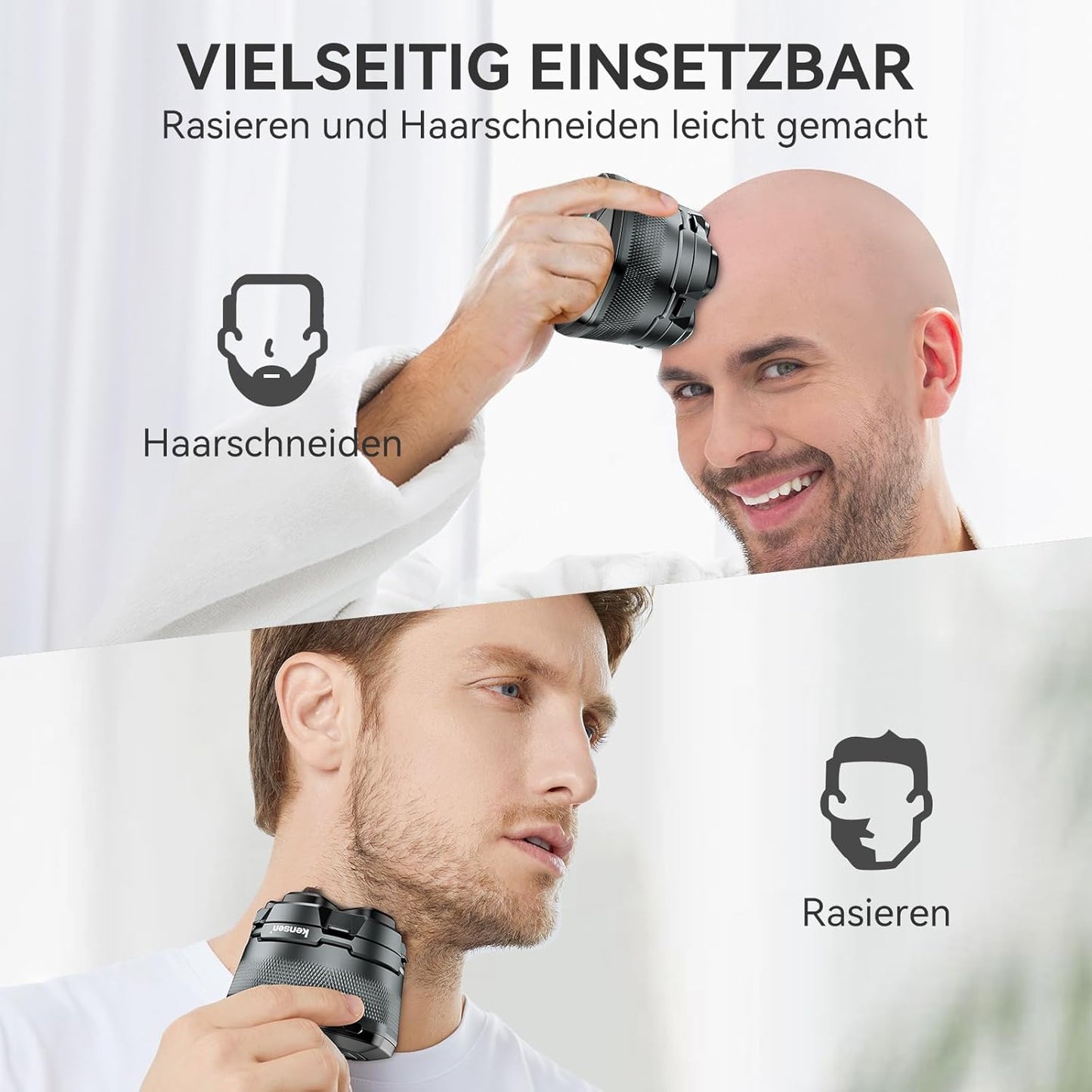 Wasserdichter Glatzenrasierer, A