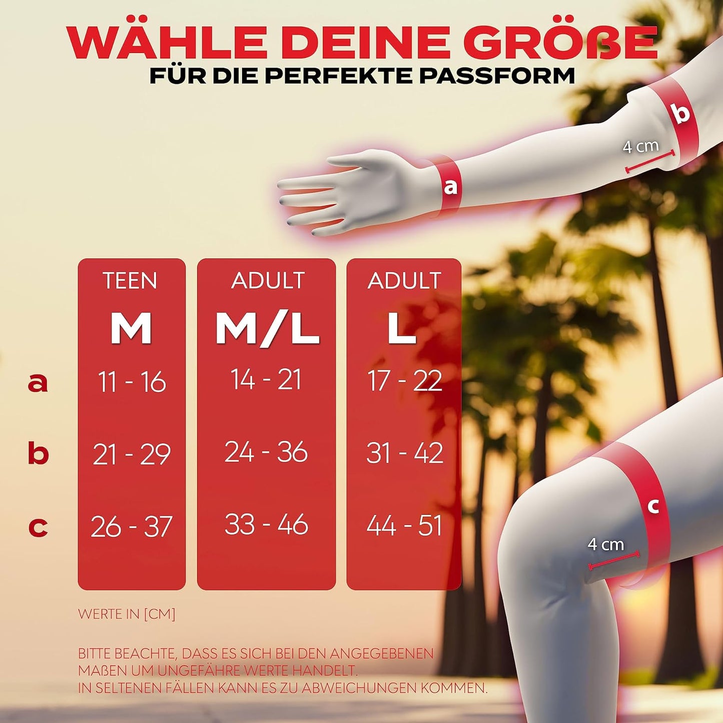 Inliner Schoner, L - Erwachsene - Kräftiger Körperbau ; Sunrise Orange