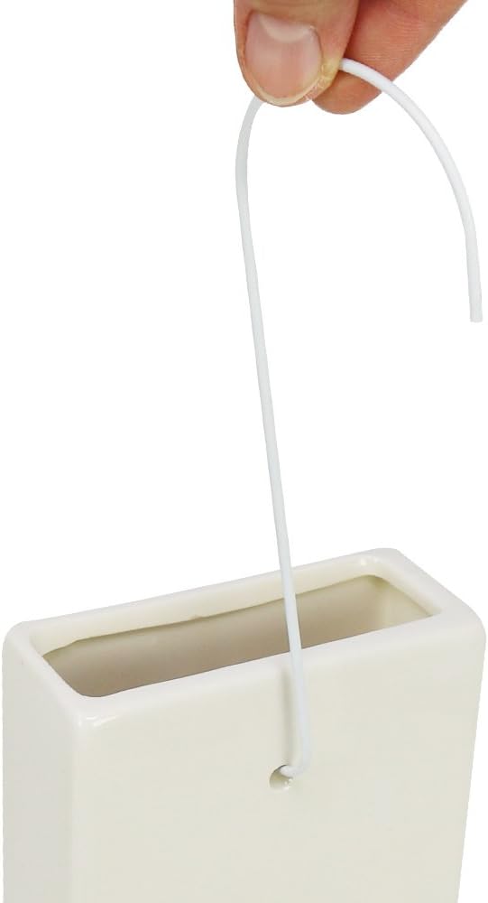 3-teiliges Luftbefeuchter-Set, Weiss - Blumen Schwarz