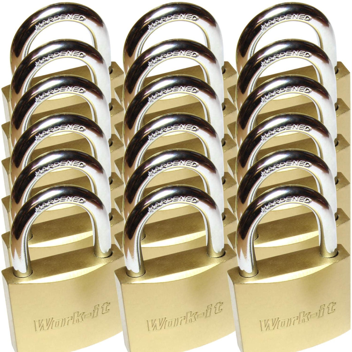 18-teiliges Set Vorhängeschlösser