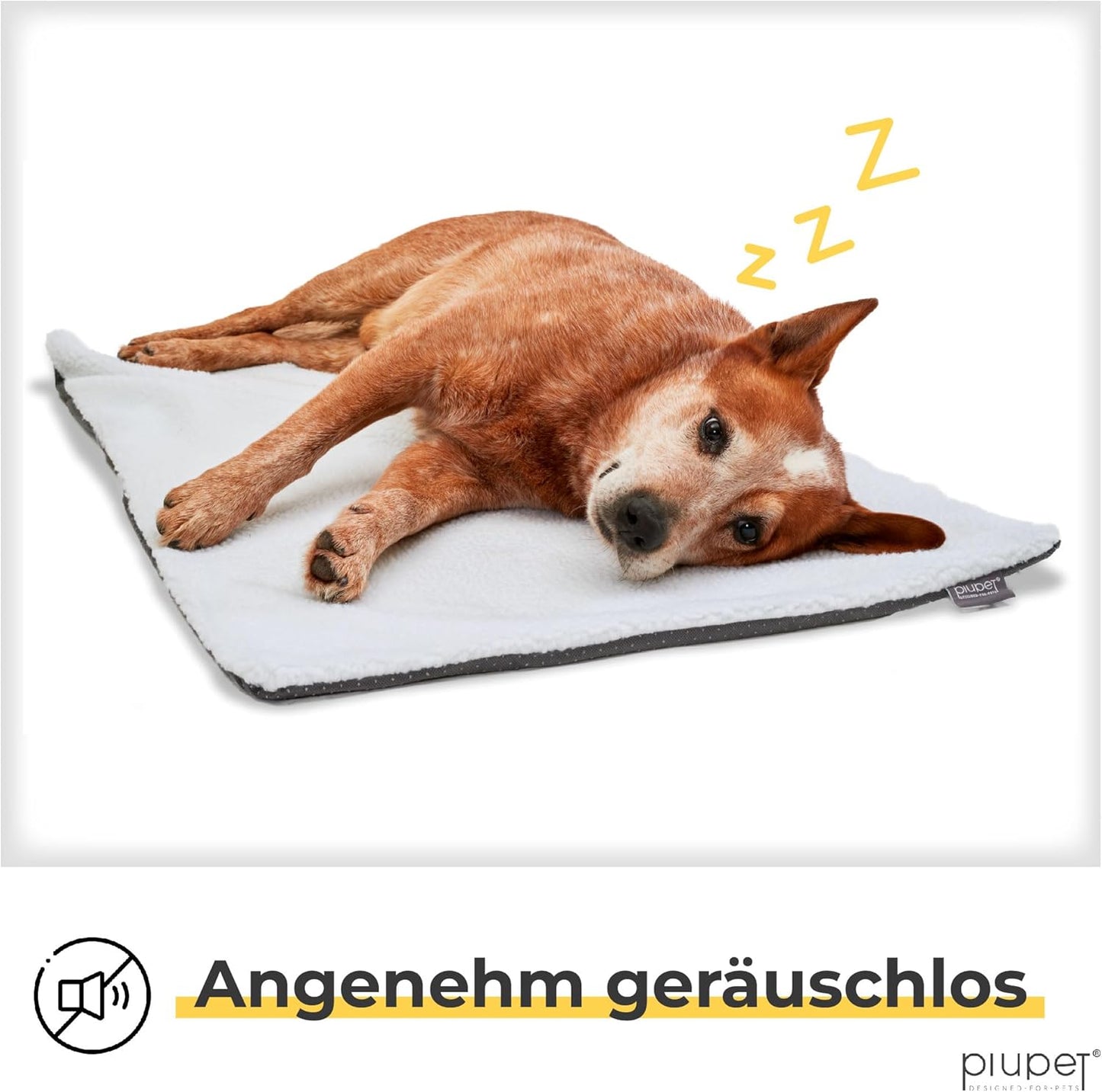 Selbstheizende Hundedecke, Weiss|Für Hunde