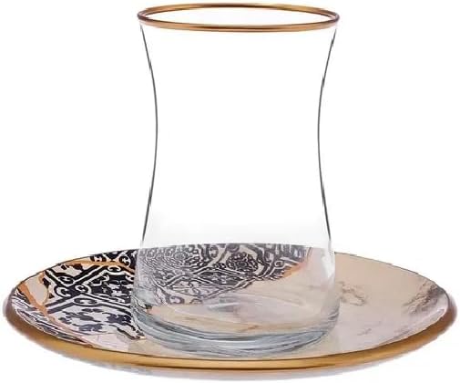 12-teiliges Teeservice für 6 Personen, Mehrfarbig 13 cm x 10 cm