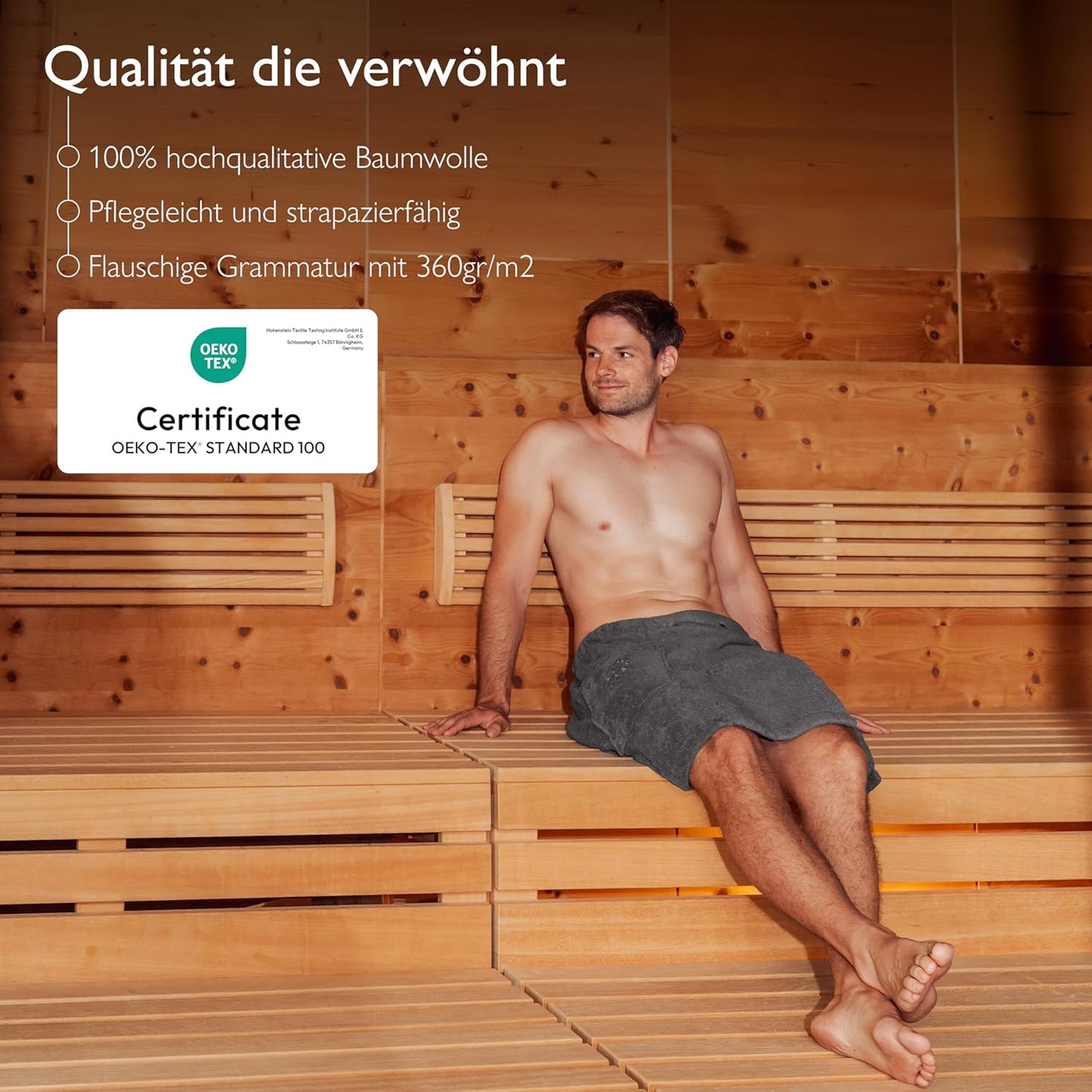 Premium Saunakilt Herren