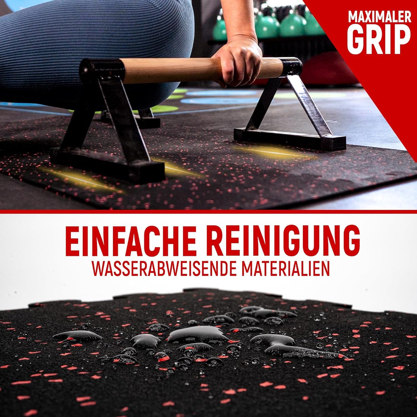 Bodenschutz Puzzlematte-Set (8 Stück) Fitness