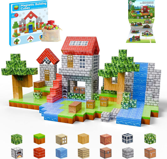 110-teiliges Minen-Magnetwelt-Set, 110 Dschungel