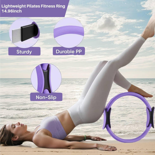 13-teiliges Pilates-Set, Violett