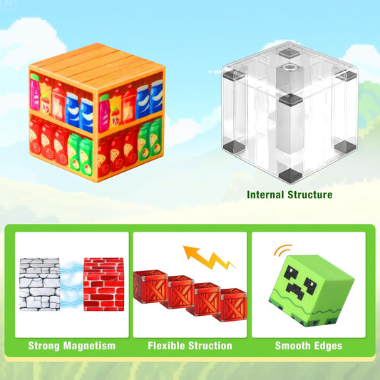 Magnetische Bausteine für Kinder