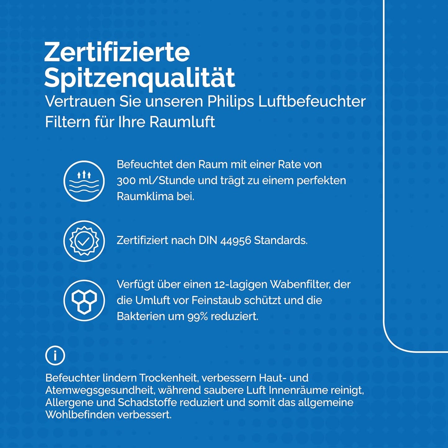2 Filter für Philips Luftbefeuchter