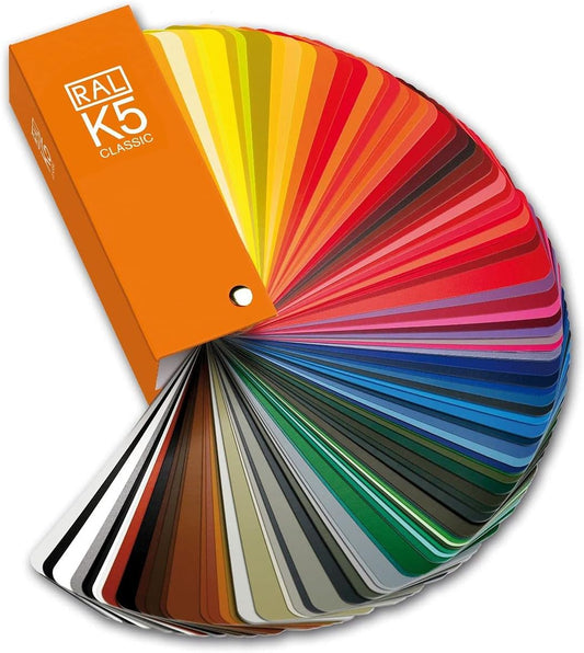 RAL-Farbfächer mit 216 Farben