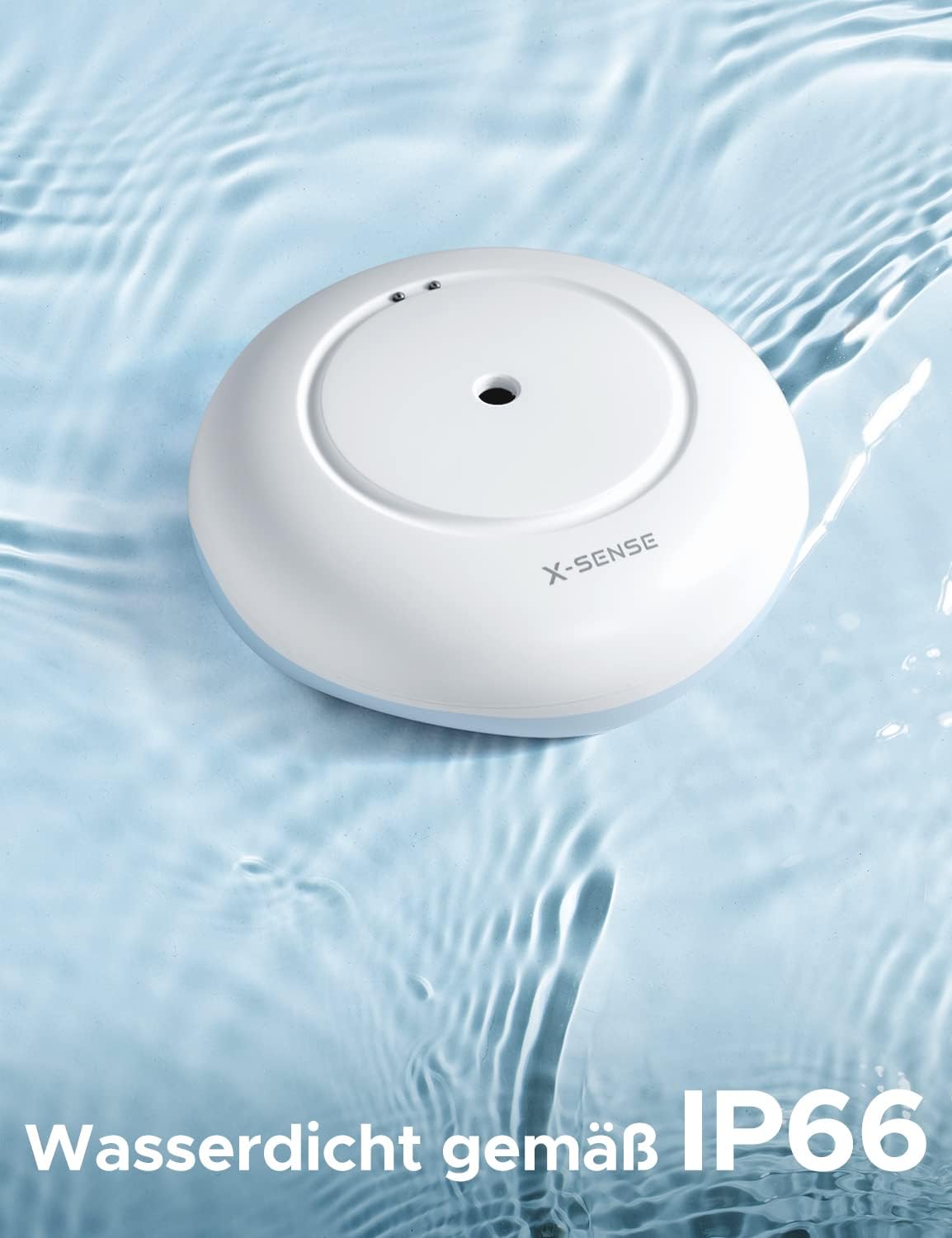 3x Wasserlecksensoren mit Basisstation