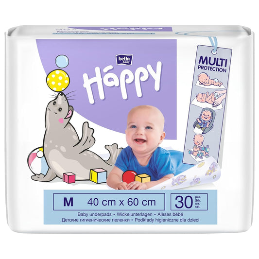 60er-Set Happy Wickelunterlagen, 40x60 cm