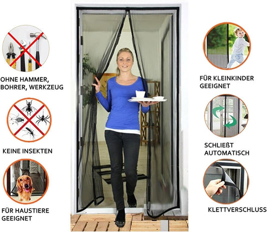 Magnetvorhang für Insektenschutz (80x210 cm)