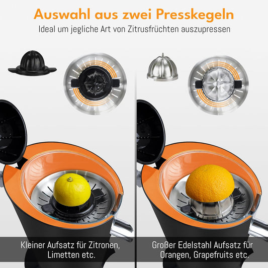 Orangenpresse LBL833, Schwarz - 600w - Inkl. Hebelarm