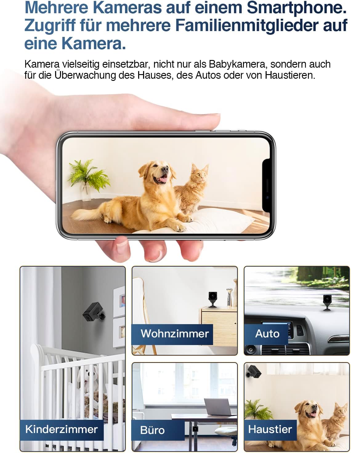 4K Cube Kleine Kamera WiFi 1Pro