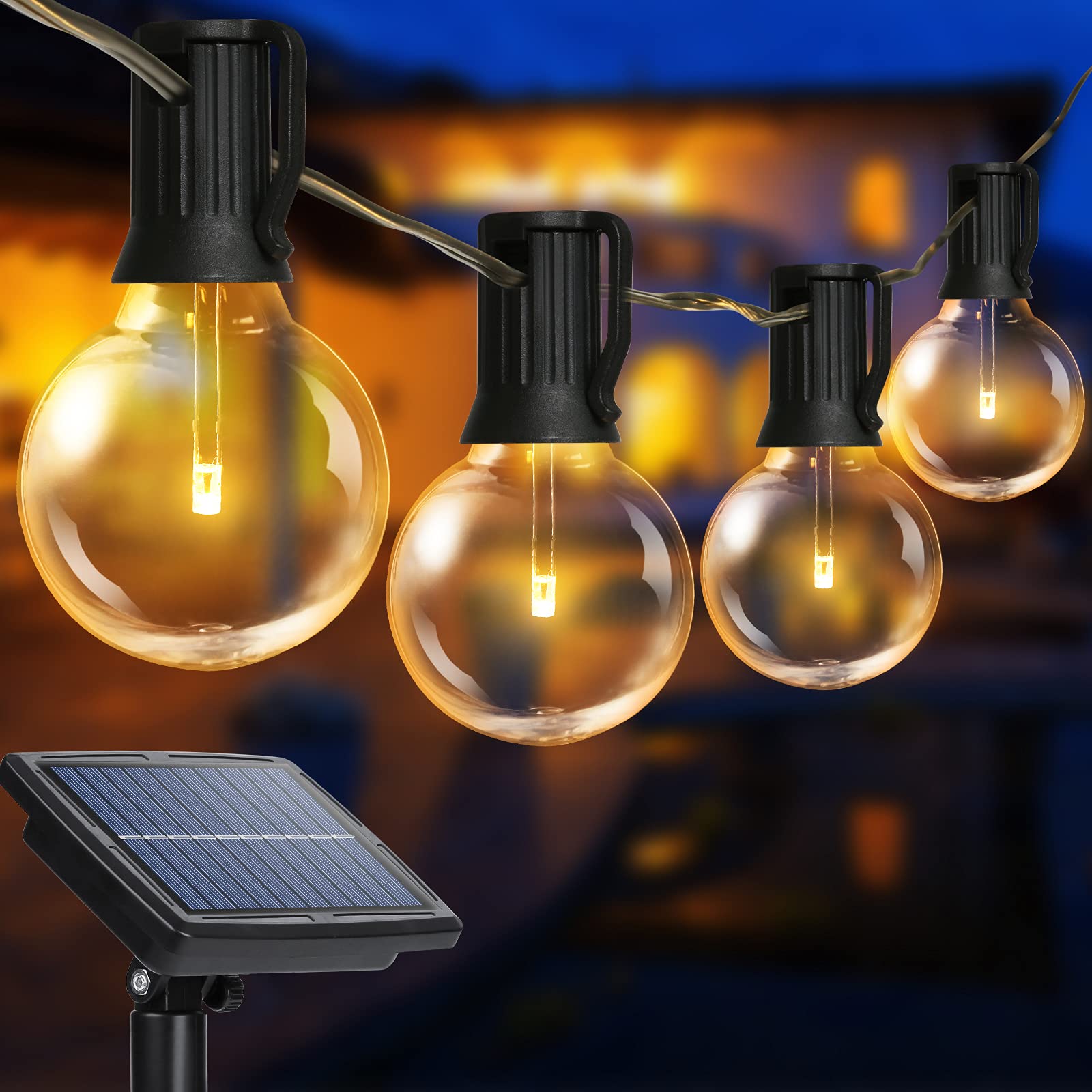 Solar Outdoor Lichterkette 8m